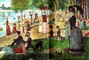 Georges Seurat en eftermiddag pa la grande jatte Spain oil painting artist